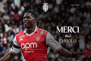 开云入口-据悉转会费1300万欧!摩纳哥官方:28岁瑞士前锋恩博洛加盟雷恩